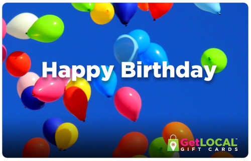 Happy Birthday Balloon Card